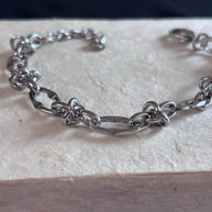 Bracciale uomo in acciaio antiallergico | Catena moderna minimal | Bracciale maschile elegante quotidiano | Idea regalo uomo