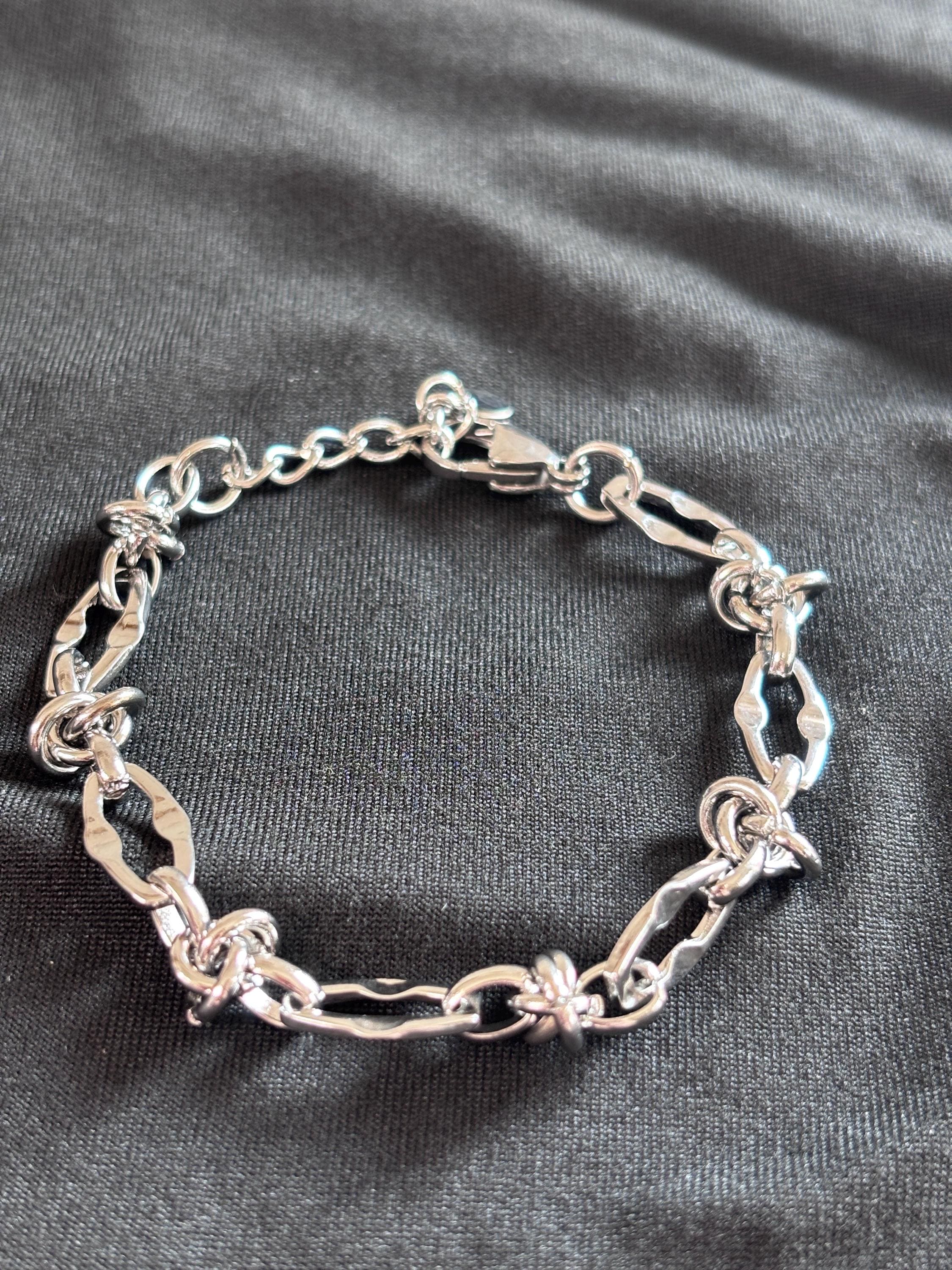 Bracciale uomo in acciaio antiallergico | Catena moderna minimal | Bracciale maschile elegante quotidiano | Idea regalo uomo