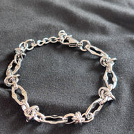 Bracciale uomo in acciaio antiallergico | Catena moderna minimal | Bracciale maschile elegante quotidiano | Idea regalo uomo