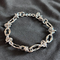 Bracciale uomo in acciaio antiallergico | Catena moderna minimal | Bracciale maschile elegante quotidiano | Idea regalo uomo