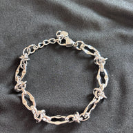 Bracciale uomo in acciaio antiallergico | Catena moderna minimal | Bracciale maschile elegante quotidiano | Idea regalo uomo