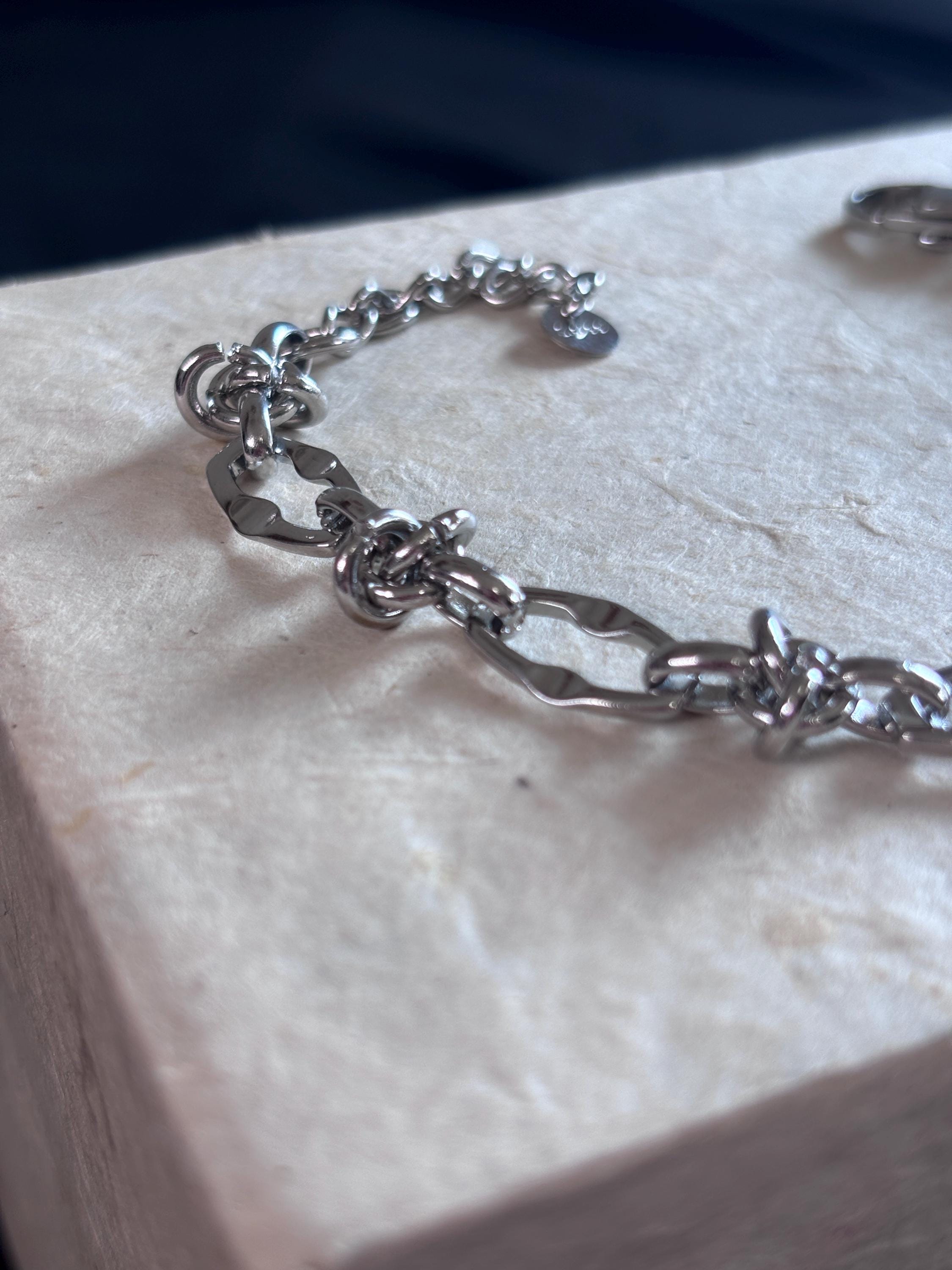 Bracciale uomo in acciaio antiallergico | Catena moderna minimal | Bracciale maschile elegante quotidiano | Idea regalo uomo
