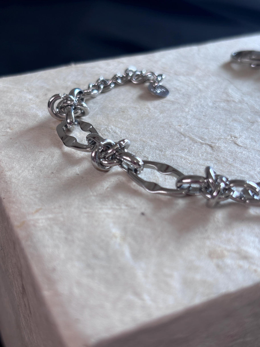 Bracciale uomo in acciaio antiallergico | Catena moderna minimal | Bracciale maschile elegante quotidiano | Idea regalo uomo