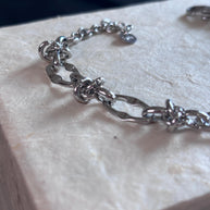 Bracciale uomo in acciaio antiallergico | Catena moderna minimal | Bracciale maschile elegante quotidiano | Idea regalo uomo
