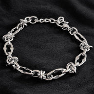 Bracciale uomo in acciaio antiallergico | Catena moderna minimal | Bracciale maschile elegante quotidiano | Idea regalo uomo