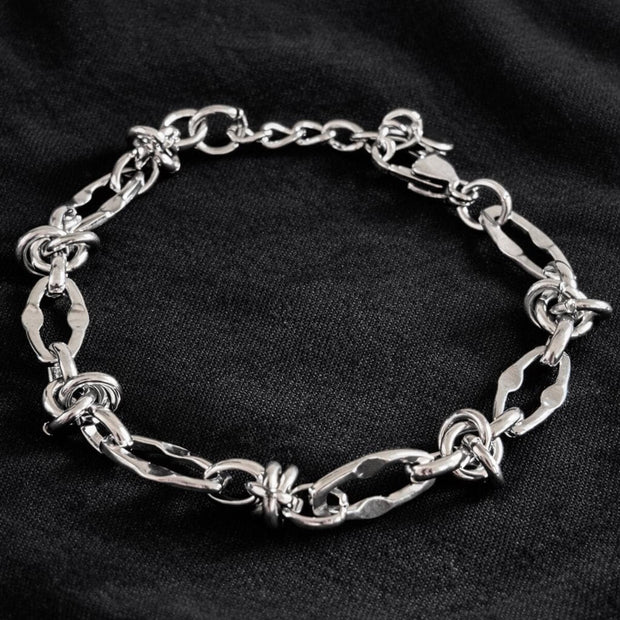 Bracciale uomo in acciaio antiallergico | Catena moderna minimal | Bracciale maschile elegante quotidiano | Idea regalo uomo